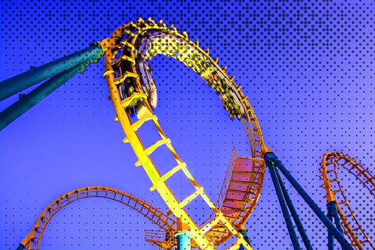 מסילת רכבת הרים צהובה